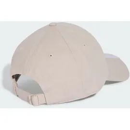 adidas 3-Streifen New Logo Baseball Kappe Beige/Weiß M/L