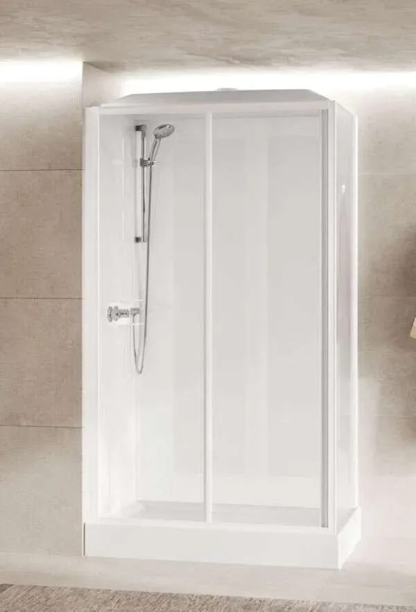 Novellini Komplettduschkabine Media Glass 2P mit Dach.. - Duschkabine
