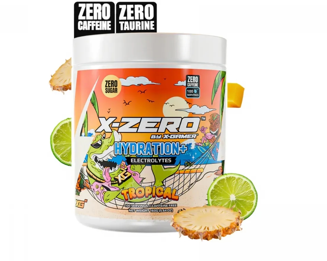 X-Gamer X-Zero Hydration+ Tropical - 100 Portionen
