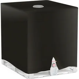 Wiltec IBC Container Abdeckplane 1 x 1,2 x 1,16 m Schwarz