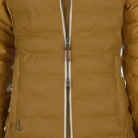 Dry Fashion Damen Polyurethan-Mantel Danzig gesteppt - Outdoor-Jacke wind- und wasserdicht in Zimt Größe 48 - 48