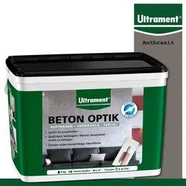 Ultrament Beton Optik Pulverspachtel 8 kg anthrazit