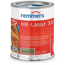 Remmers HK-Lasur 3in1 0,75l, außen, lösemittelhaltig, salzgrün,