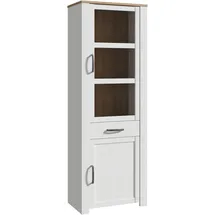 Forte Highboard Bohol 71,7 x 205,4 x 42 cm Riviera Eiche / Sibiu Lärche hell