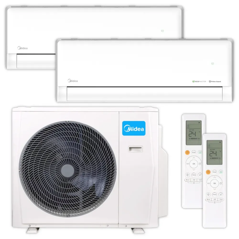 MIDEA Multisplit Klimaanlage Set | Solstice | 3,5 kW + 3,5 kW