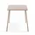 Oviala Gartentisch, Taupe, Metall, Quadratisch, 70x70x70 cm, Gartenmöbel, Gartentische, Gartentische
