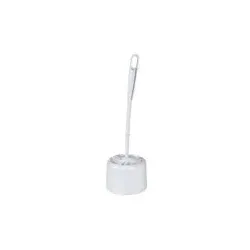 WC-Garnitur Weiß 35 cm, Ø8cm | Toilettenbürste, WC-Bürste aus robustem Kunststoff