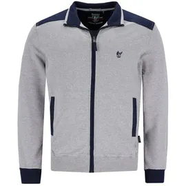 HAJO Freizeit / Homewear Jacke Klima Komfort in Graumelange | Gr.: 54