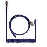 Keychron Coiled Aviator USB-C Cable Straight - Blue - Upgrade-Zubehör - Blau