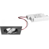 Brumberg 39365153 LED-Einbaustrahler 6W eckig nickel