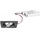 Brumberg 39365153 LED-Einbaustrahler 6W eckig nickel