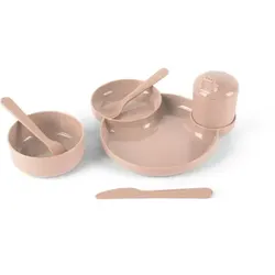 dantoy TINY BIO Kindergeschirr Geschenkset, sandfarben