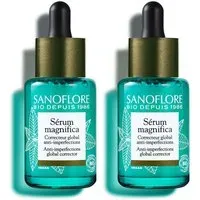 SANOFLORE Magnifica Sérum Certifié Bio Concentré 2x30 ml