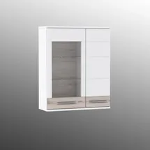 Forte Tempra Bücherregal 73,7 x 34,8 x 85,5 cm Weiß