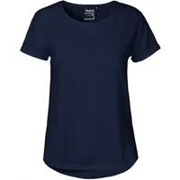 Kompatible Ware Ladies Roll Up Sleeve T-Shirt Größe:XL, Farbe:Navy