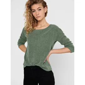 Only 3/4-Arm-Shirt ONLALBA 3/4 TOP JRS NOOS Grau/Grün XL
