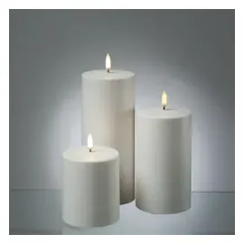 uYuni LED Kerzenset Thea 3 Größen weiß