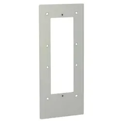 Legrand 345121 Abdeckrahmen LINEA 5000 für UP-Kasten LINEA 300 mit Display, Farbe: Aluminium 0 0 1