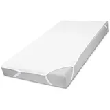 Totsy Baby Matratzenschoner wasserdichte Matratzenauflage 40 x 90 cm Weiß