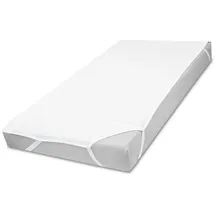 Totsy Baby Matratzenschoner wasserdichte Matratzenauflage 40 x 90 cm Weiß