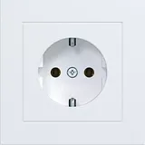 Hager Schuko-Steckdose 20 WAS1120WM Lichtweiß Matt