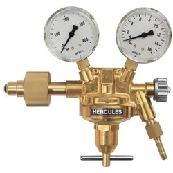 Flaschendruckregler, 300 bar, Sauerstoff, Arbeitsdruck 0-10 bar
