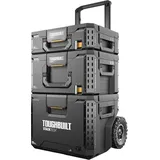 ToughBuilt StackTech TB-B1S3-B-70R Werkzeugkisten Set mit Rollen 3 tlg. IP65 86 x 56 x 40 cm,