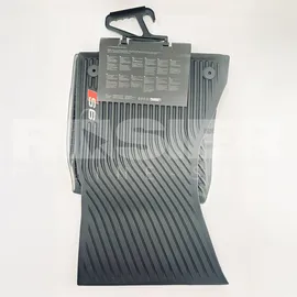 Audi 4G1061221B 041 Gummi Fußmatten mit S6 Logo Original Audi Allwettermatten 2X vorn Gummimatten schwarz