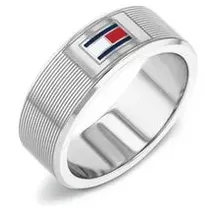 Tommy Hilfiger Herrenring H-LINK 2790685H - silber - 64