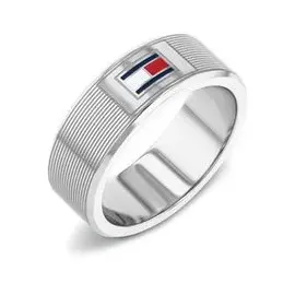 Tommy Hilfiger Herrenring H-LINK 2790685H - silber - 64