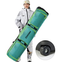 XCMAN Roller Snowboardtasche mit Rollen, verstellbare Länge Snowboard-Tasche Für -Skitrage-Rucksack Flugreisen geeignet