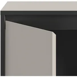 inn.furn Torello 136 x 83 x 38 cm kaschmir / schwarz