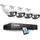 ZOSI 4K PoE Überwachungskamera Set mit 8CH 2TB HDD NVR und 4X 8MP Outdoor PoE IP Kamera, Personenerkennung, Farbe Nachtsicht, Flutlicht Außen Smart Videoüberwachung System