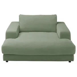 KAWOLA Relaxsessel MADELINE Cord 150 x 86 x 170 cm Grün