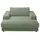 KAWOLA Relaxsessel MADELINE Cord 150 x 86 x 170 cm Grün
