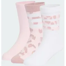 adidas LEO GRAFIK KIDS Socken 3-Paar Lila/Pink/Weiß 37-39