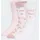 adidas LEO GRAFIK KIDS Socken 3-Paar Lila/Pink/Weiß 37-39