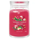 Yankee Candle SIGNATURE GROSSES GLAS HOLIDAY CHEER Kerzen 567 g