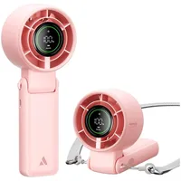 aecooly Halo 02 Tragbarer Handventilator 12,5 cm Tischventilator Rosa