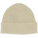 Kate Storm Beanie Damen Strickmütze aus Wolle und Kaschmir weiß