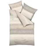 MONDO Bettwäsche CANDO Jersey - beige - BL 155x220 cm
