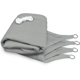 Sol Royal Sonnensegel rechteckig Grau HDPE