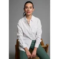LAURA SCOTT Longbluse mit Brusttasche Gr. 36, weiss, ,