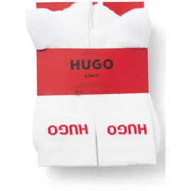 Hugo Socken 6er Pack Weiß 39-42