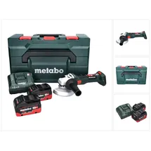 Metabo W 18 LT BL 11-125 inkl. 2 x 5,5 Ah + Ladegerät + metaBOX