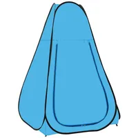 vidaXL Pop-Up Duschzelt Blau