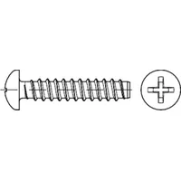 Industrial Quality Supplies DIN 7981 Linsen-Blechschraube, ST galZn -F-H