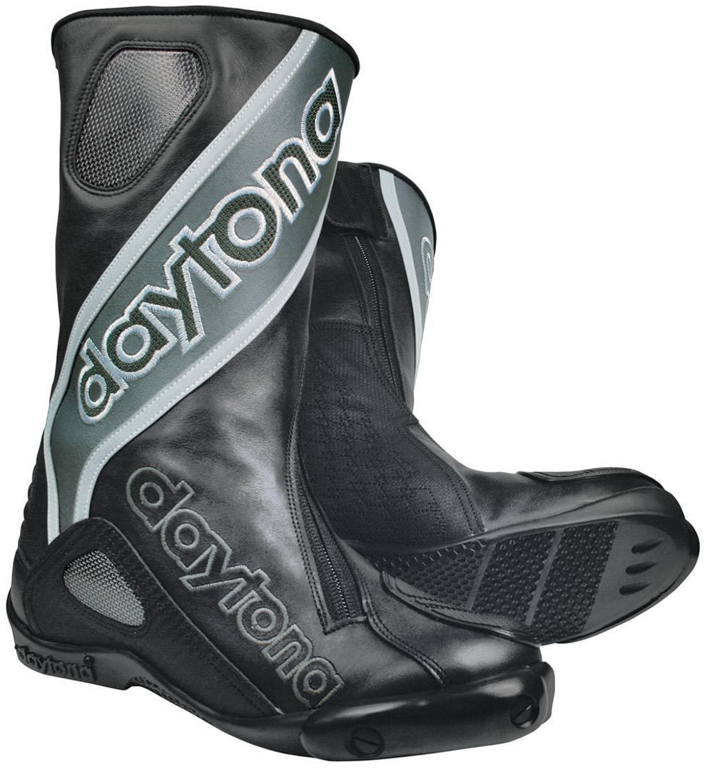 Daytona Evo Sports Motorlaarzen, zwart-grijs, 38 Voorman
