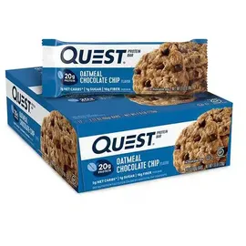 Quest Nutrition Proteinriegel Oatmeal Chocolate Chip Riegel 12 x 60 g