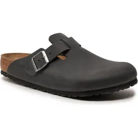 Birkenstock Boston Nubukleder geölt schwarz 42